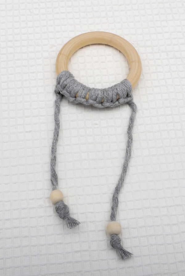 Anneau de dentition gris