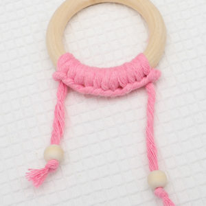 Anneau de dentition rose
