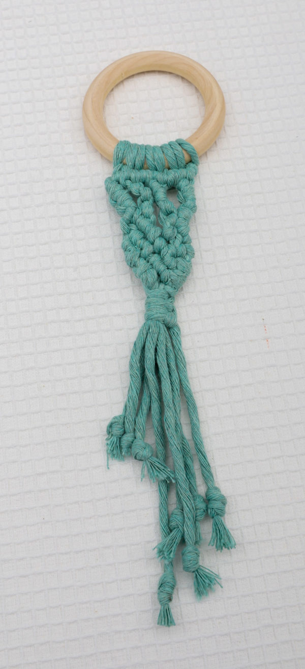 Anneau de dentition vert