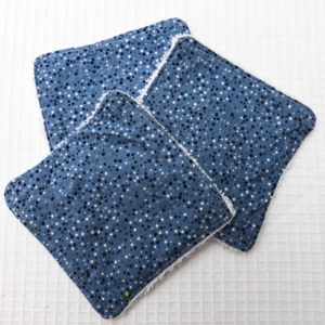 Lingettes réutilisables x3