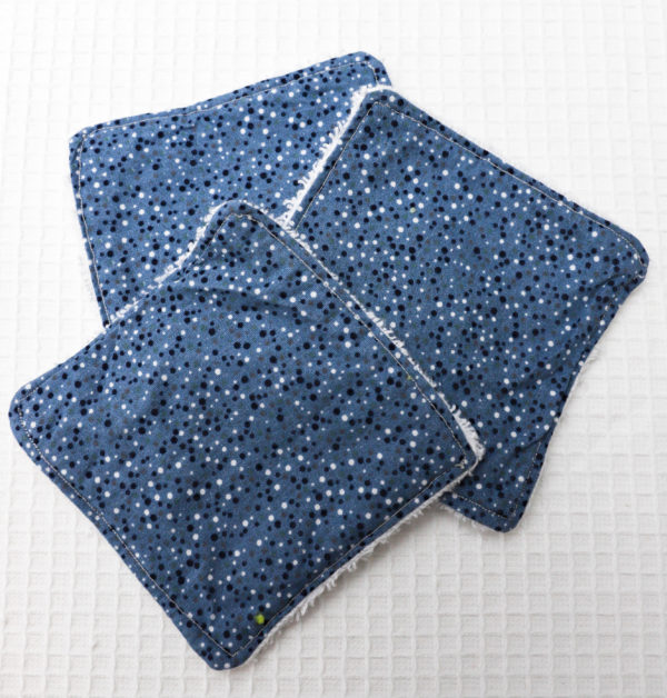 Lingettes réutilisables x3