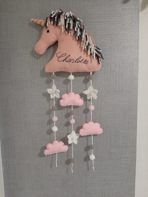 Décoration murale "licorne"