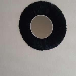 Miroir style "Jujuhat" Noir