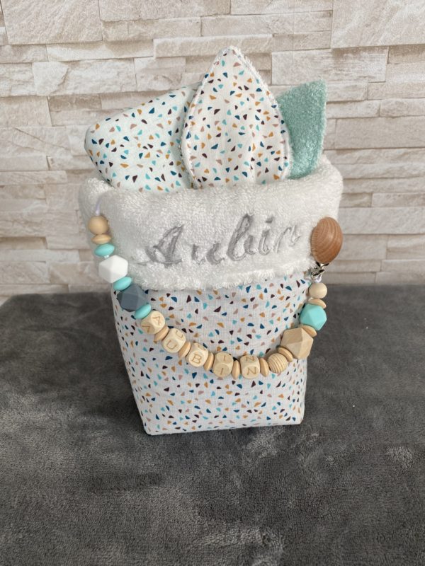 Ensemble Cadeau de Naissance personnalisé